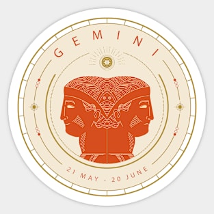 Gemini Sticker